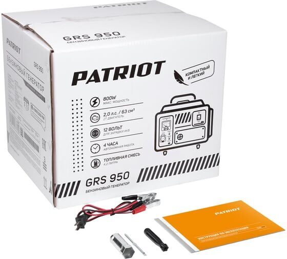  Бензиновый генератор Patriot GRS 950 476102219